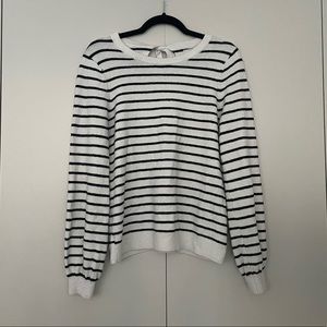 Lucky Brand tie back sweater